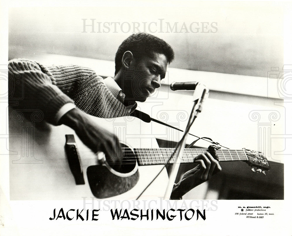 1967 Jackie Washington Canadian blues music-Historic Images