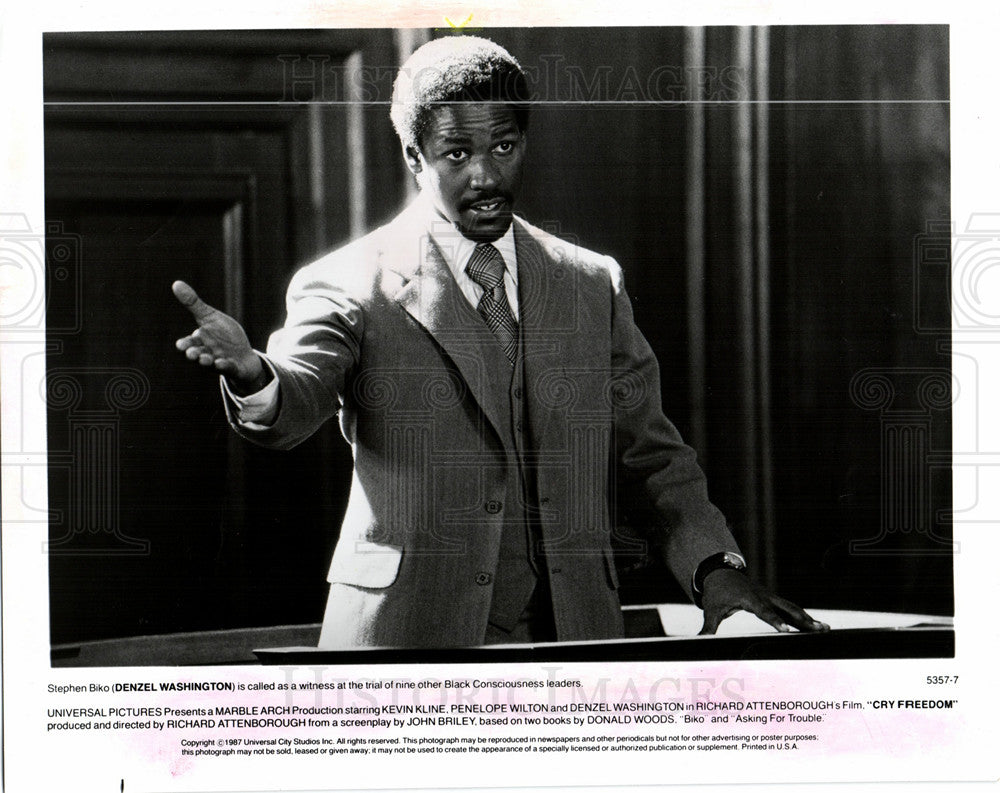 1988 Denzel Hayes Washington  Actor-Historic Images