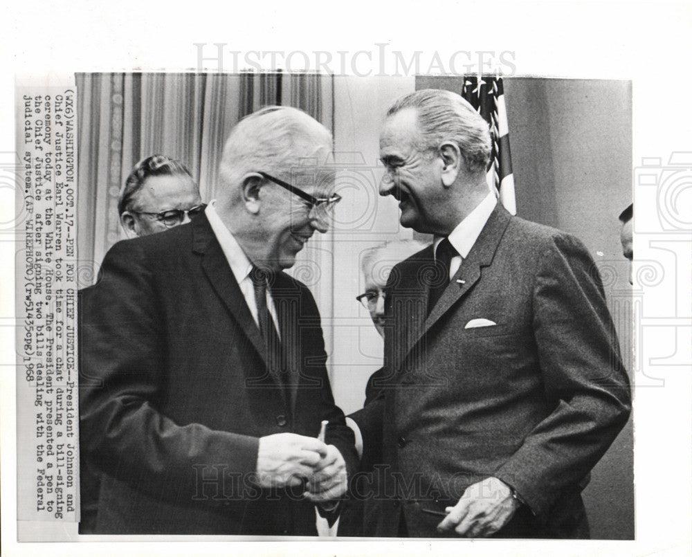 1969 EARL WARREN-Historic Images