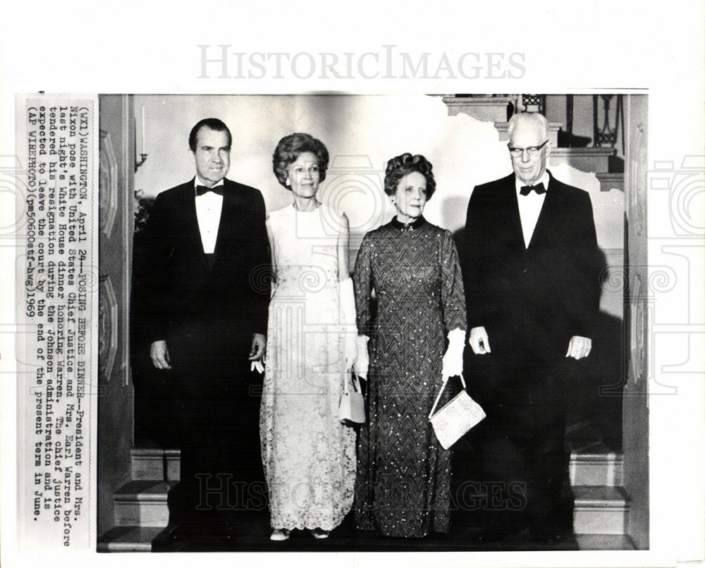 1969 Nixion&#39;s Dinner White House.-Historic Images