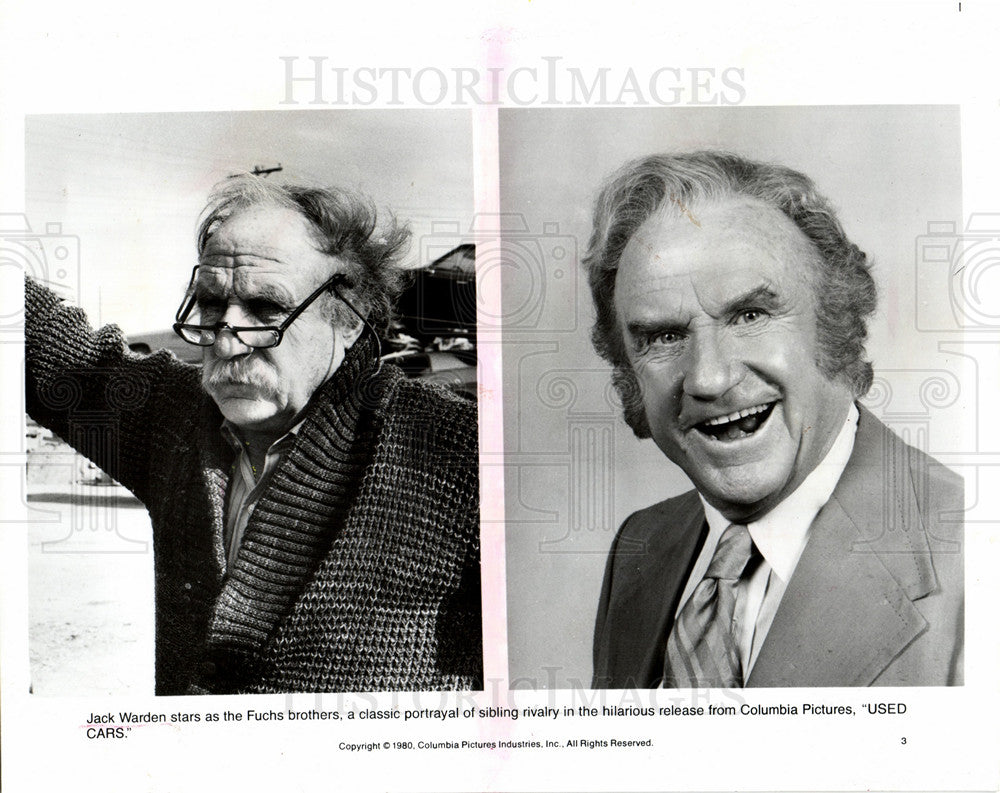 1985 Jack Warden American actor-Historic Images