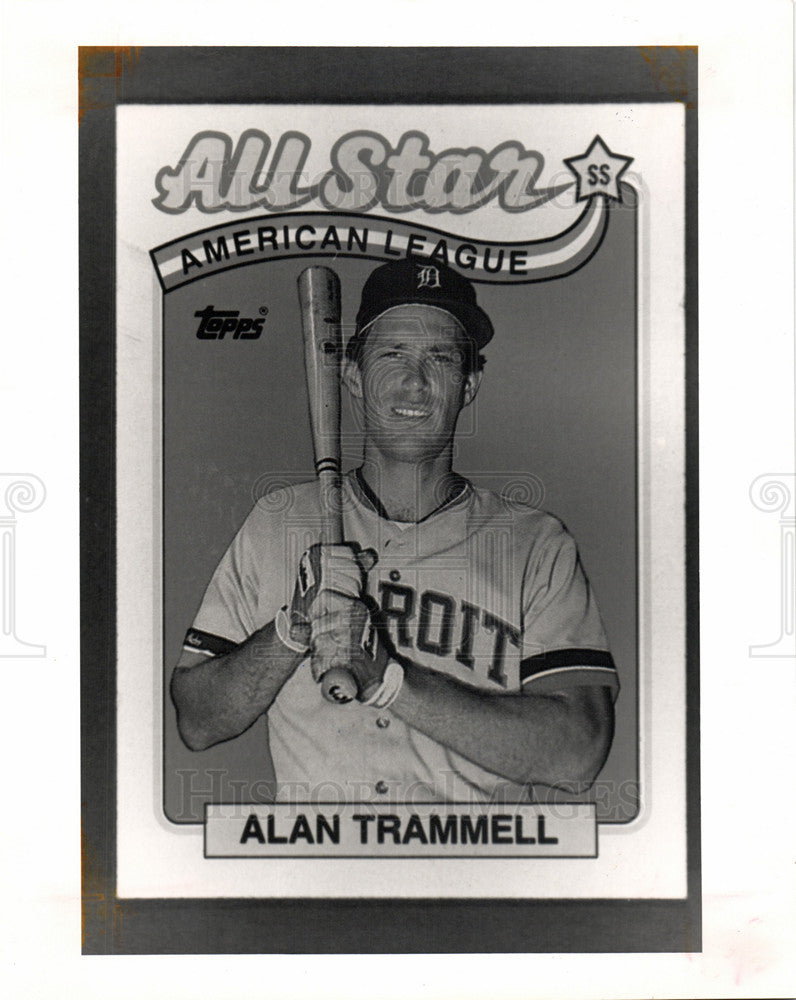 1989 Alan Trammell American baseball-Historic Images