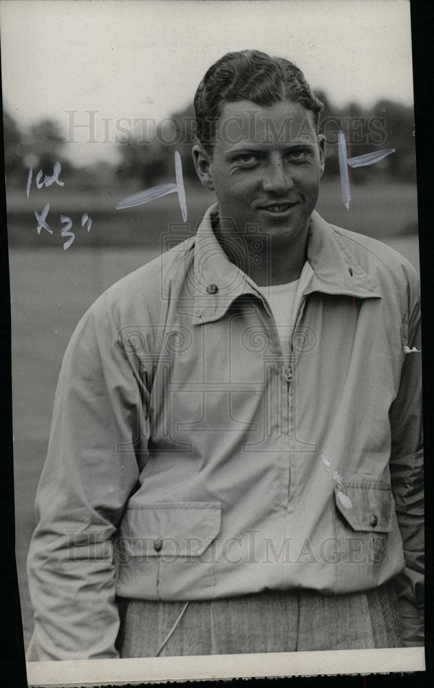 1938 Press Photo Lloyd Martz Detroit golfer golf - dfpd26481- Historic Images