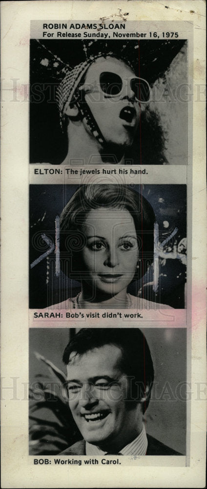 1975 Press Photo Sarah Miles Actress - Historic Images