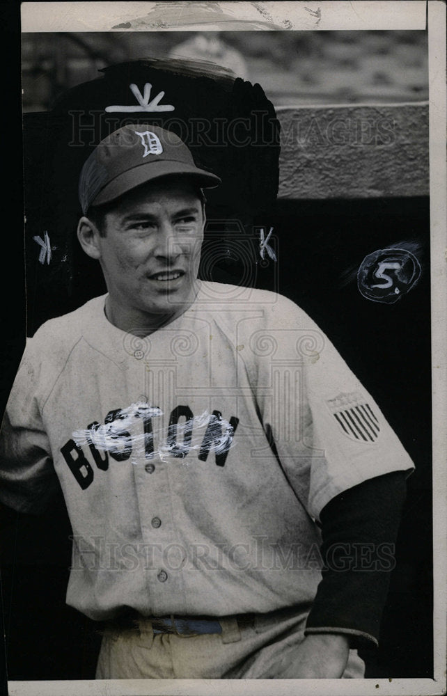 1946 Eddie Lake Boston Red Sox infielder-Historic Images