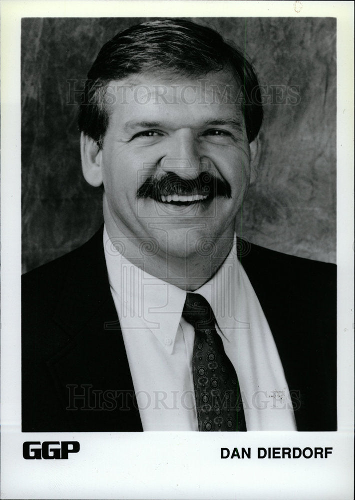 Press Photo Dan Dierdorf Sportscaster - dfpd29763- Historic Images