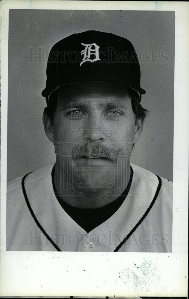 1986 Press Photo Dave Bergman First baseman, Outfielder - dfpd29897- Historic Images