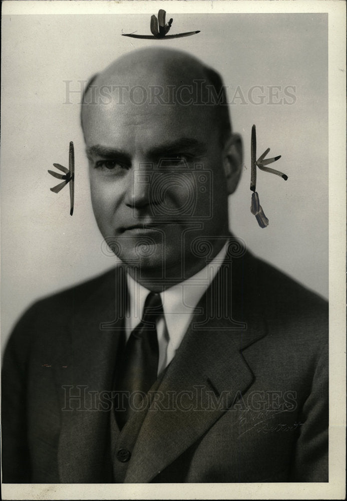 1944 Press Photo James W. Parker chief Comanches - dfpd30759- Historic Images