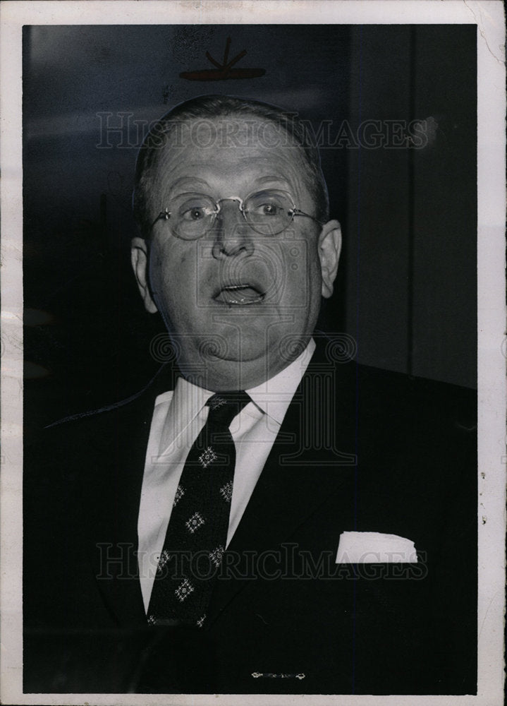 1956 Press Photo Dr. Norman Vincent Peale  author - Historic Images