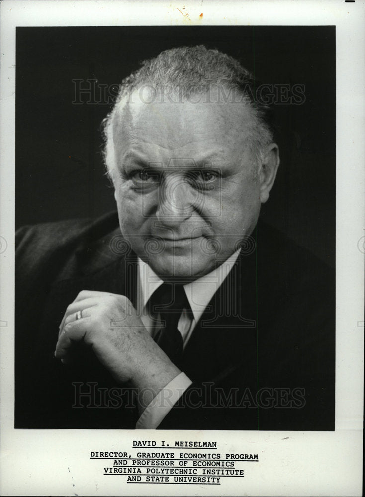 1985 Press Photo David I Meiselman - Historic Images