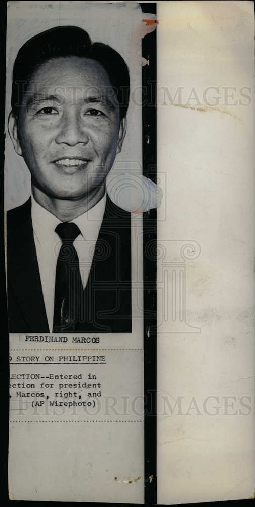 1969 Ferdinand Marcos President-Historic Images