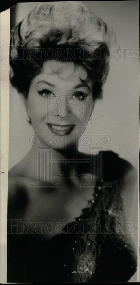 1963 Press Photo Kaye Stevens Jerry Lewis Show Singer - Historic Images