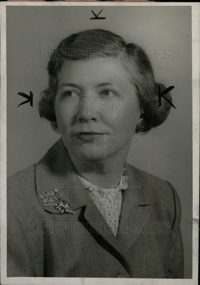 1950 Press Photo Mrs. Willi Bendlin Business - Historic Images