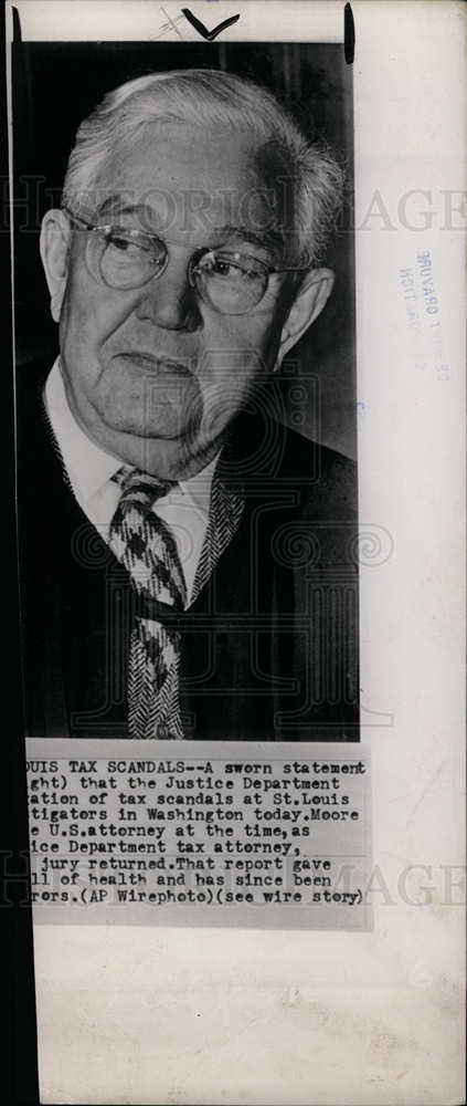 1952 Press Photo George. H. Moore - Historic Images