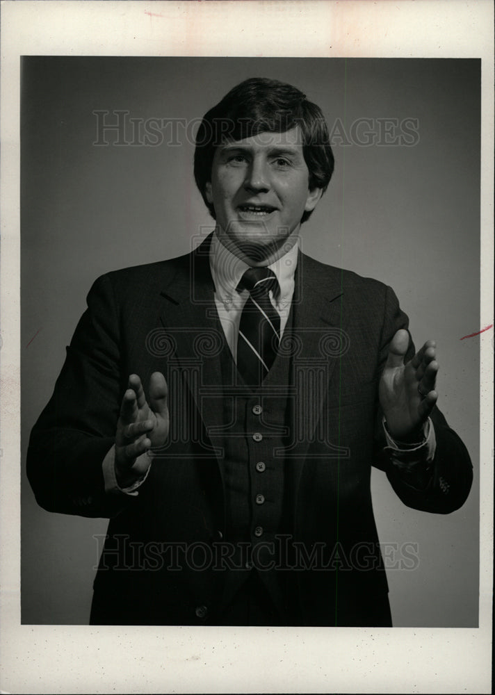 1983 Press Photo Michael Wickett Motivational speaker- Historic Images