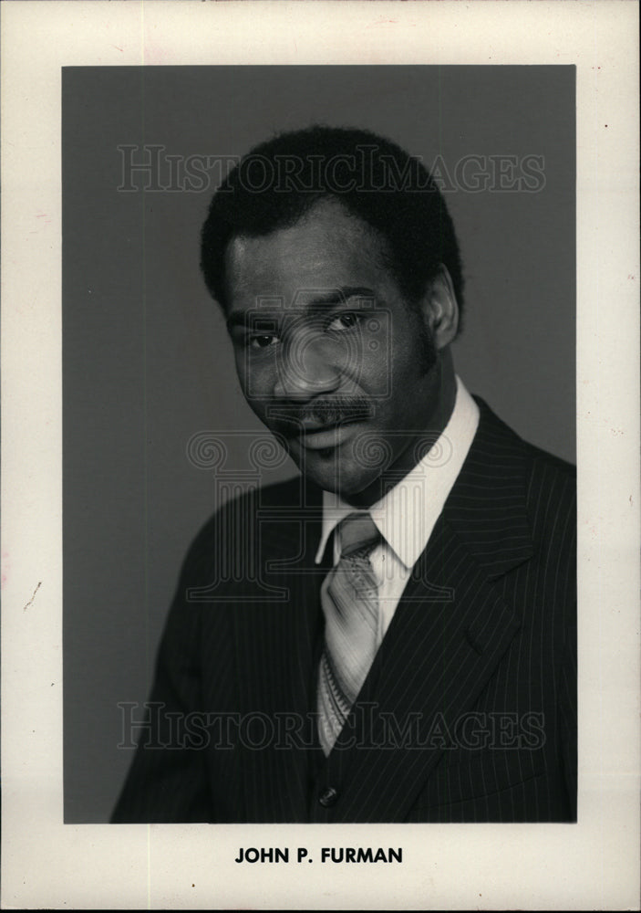 1984 Press Photo John P. Furman Director - dfpd36161- Historic Images