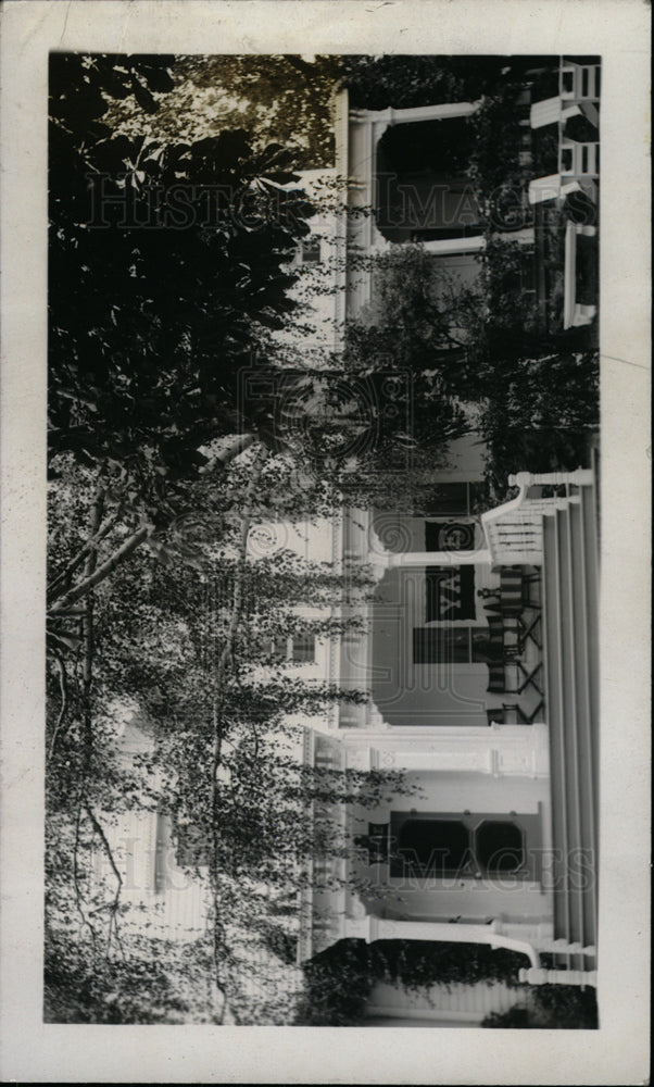1936 Press Photo Prof.William Lyon Phelps, Home- Historic Images