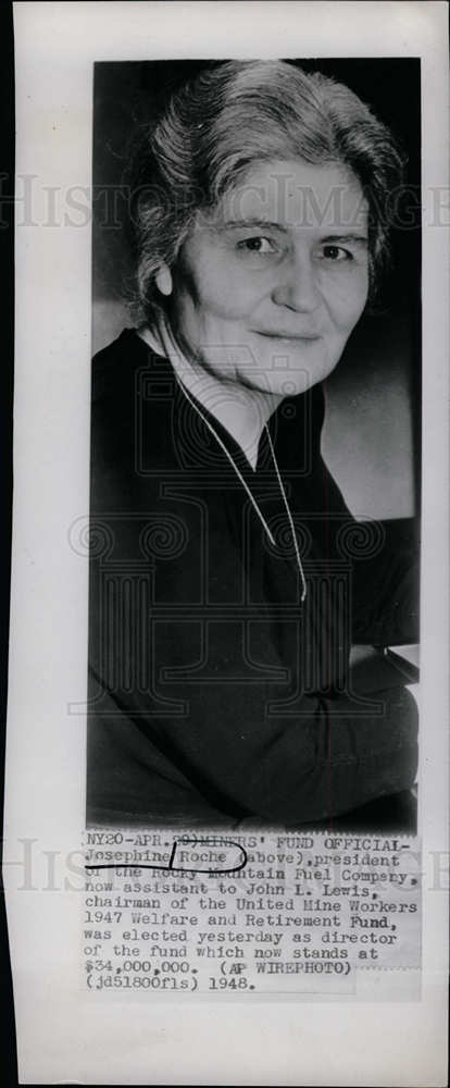 1948 Josephine Aspinwall Roche poltician-Historic Images