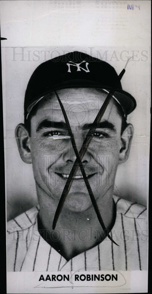 1947 Aaron Robinso American Baseball player-Historic Images