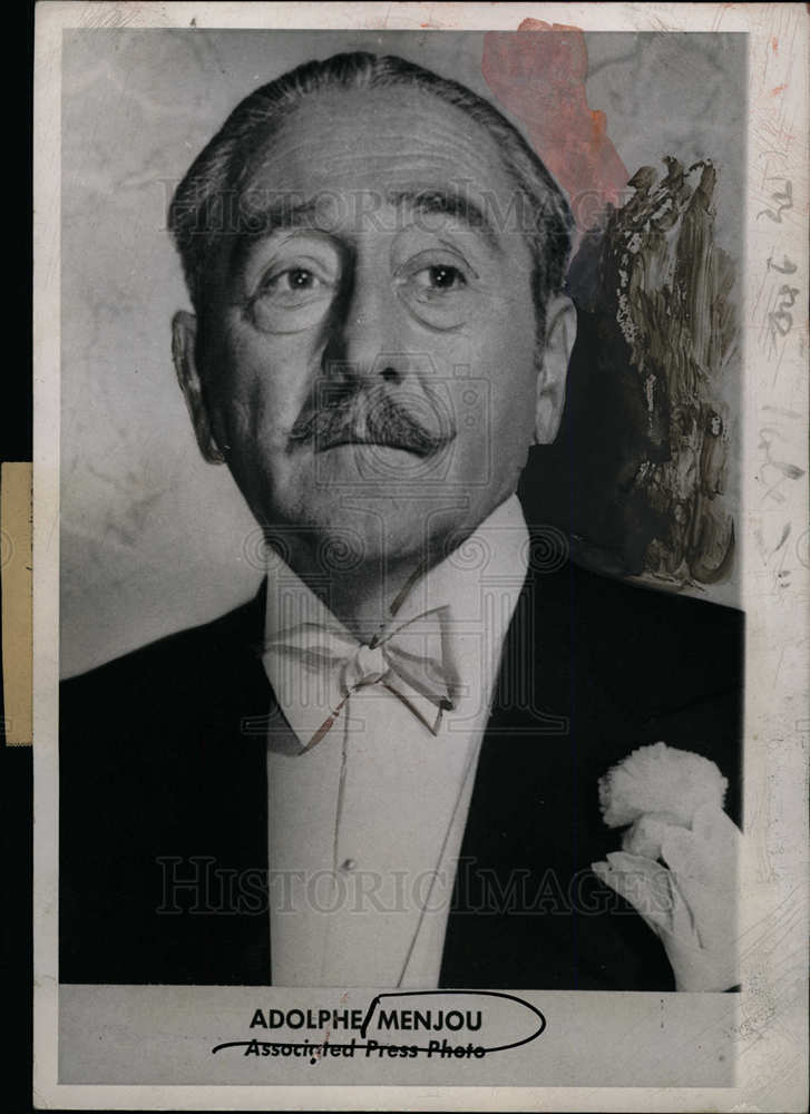 1956 Adolphe Menjou, American Actor-Historic Images