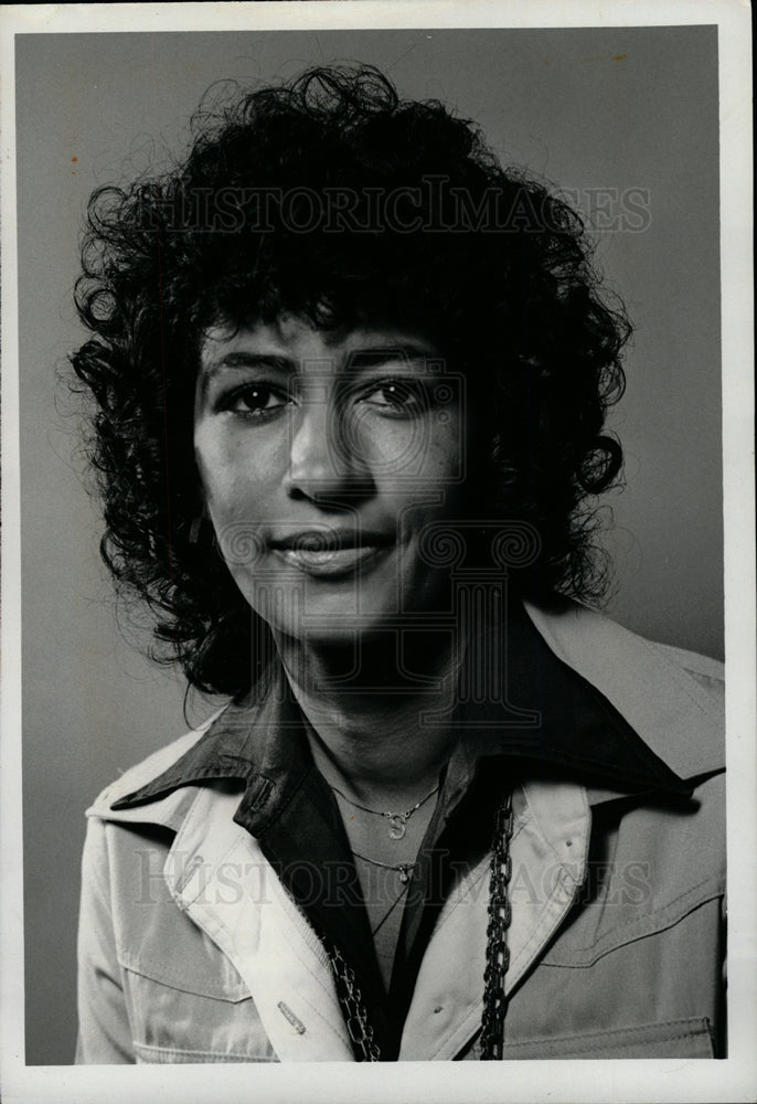 1979 Press Photo Sharon Miller Detroit Police Board - Historic Images