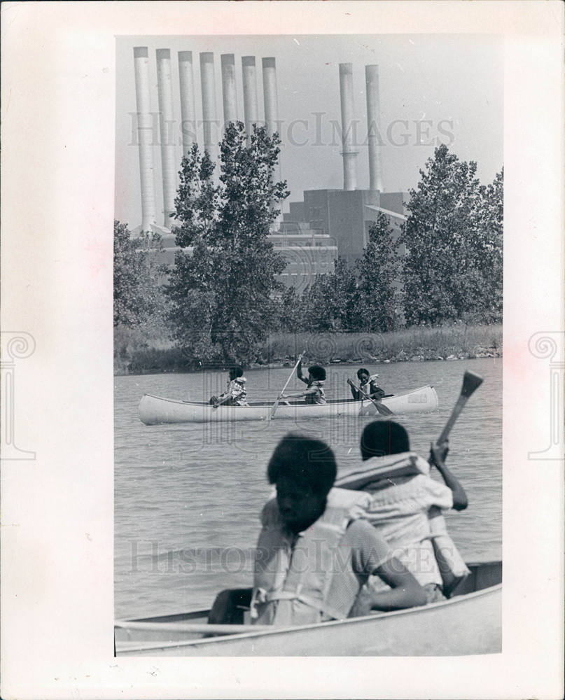 1974 of Boy Scouts at Belle Isle - Historic Images