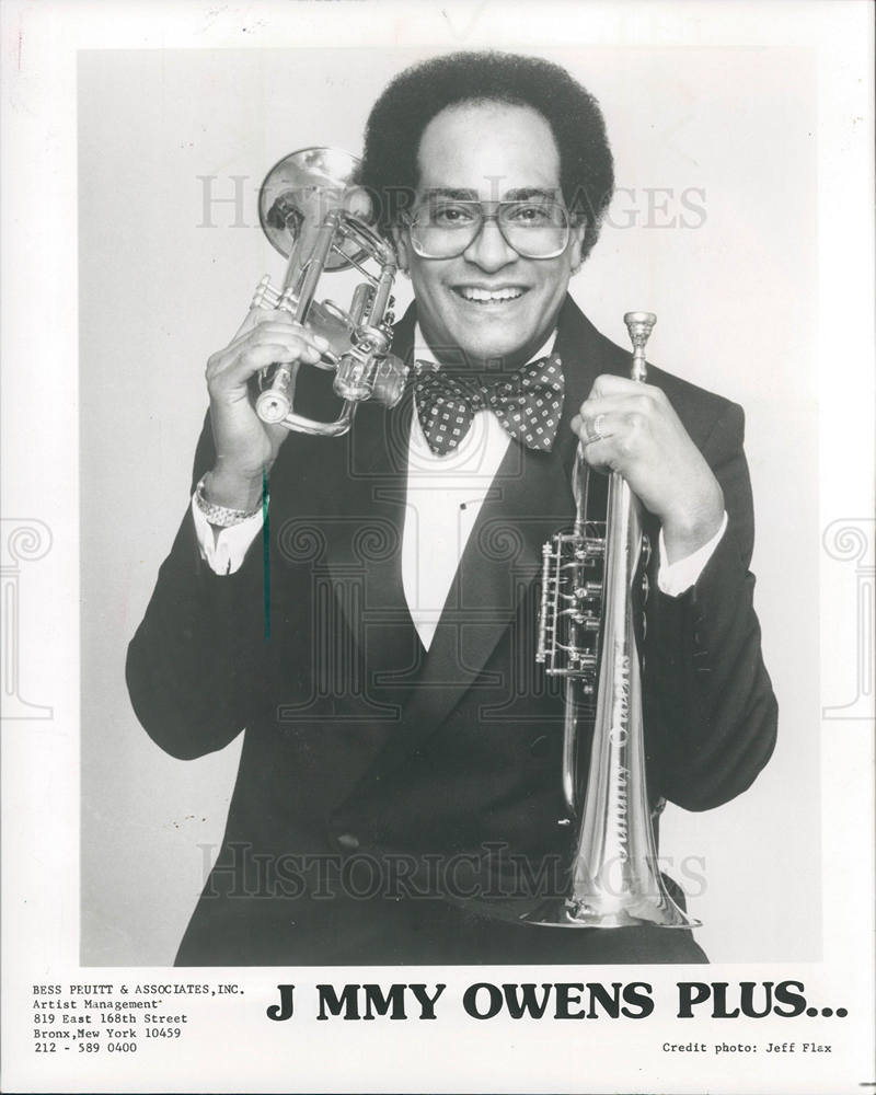 1990 Press Photo Jimmy Owens jazz trumpeter Composer - Historic Images