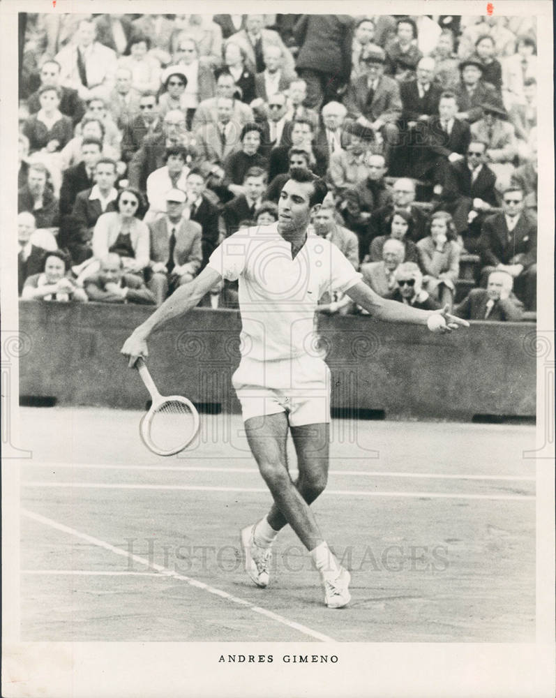 1961  of tennis&#39; Andres Gimeno - Historic Images