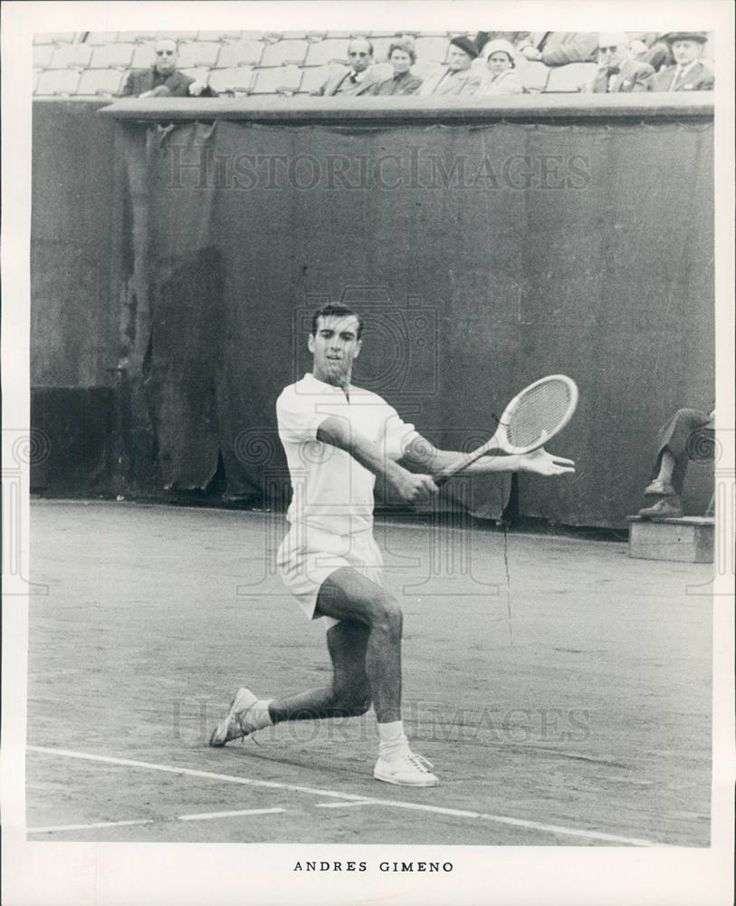 1963 Andres Gimeno tennis player-Historic Images