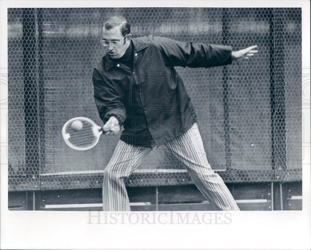 1973 table tennis play Bob Scott photo - Historic Images