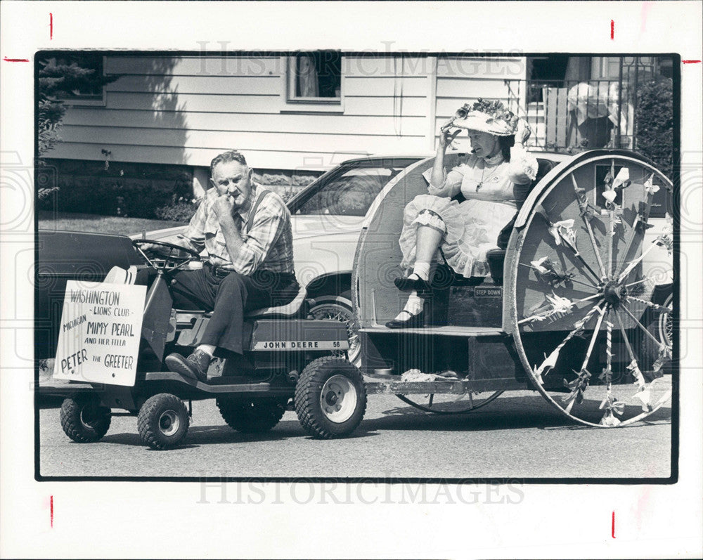 1981 Press Photo Michigan Peach Festival - Historic Images