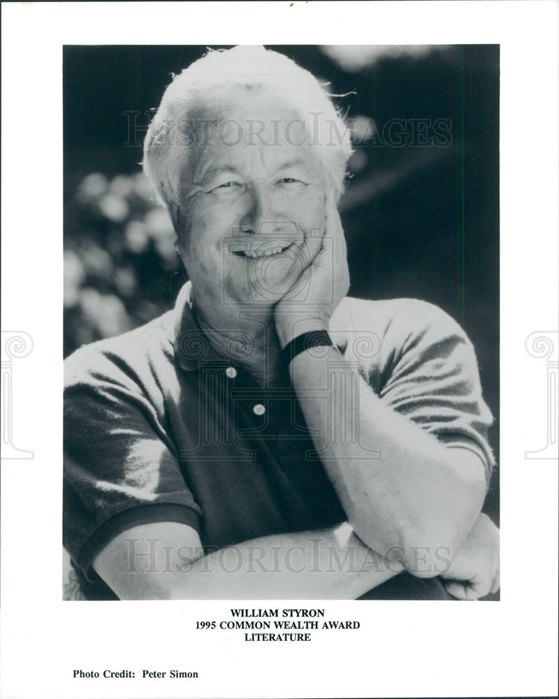 Press Photo william clark styron literature author - Historic Images