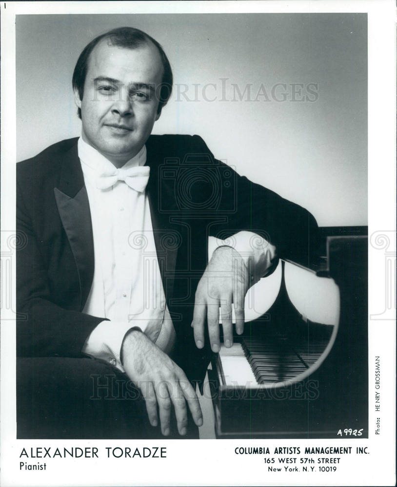 1985 Press Photo classical concert pianist - Historic Images