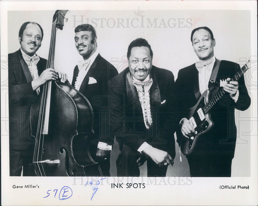 1975 Press Photo Ink Spots Musicians - Historic Images