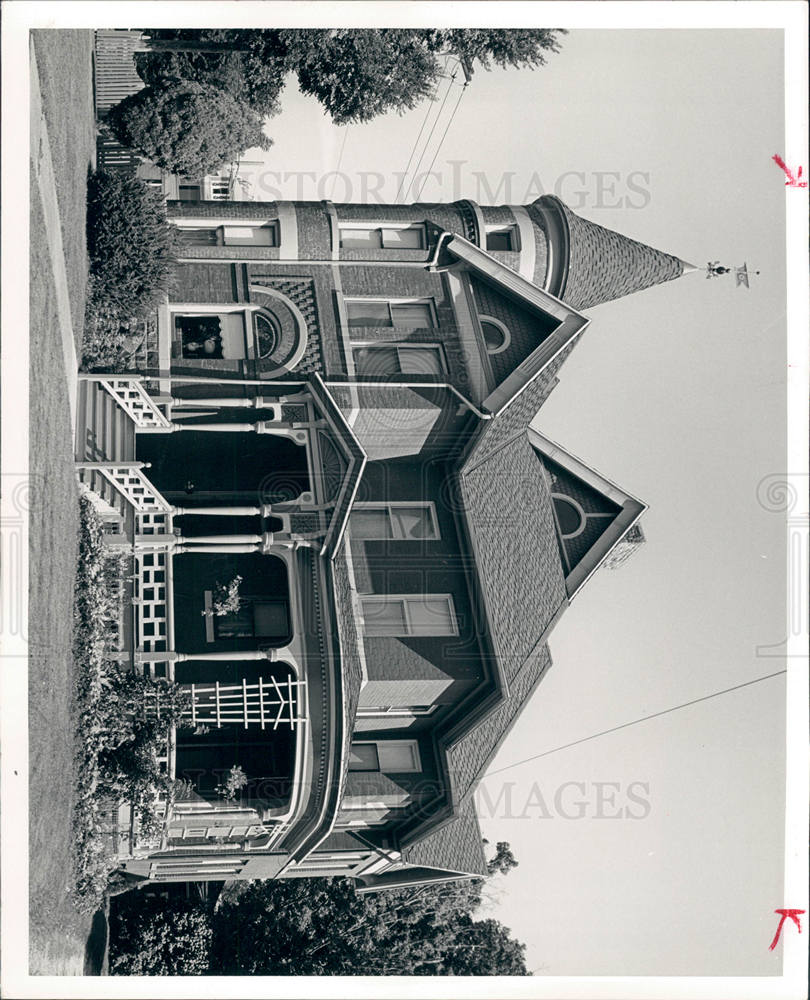 1980 Press Photo Marshall Michigan historica society - Historic Images