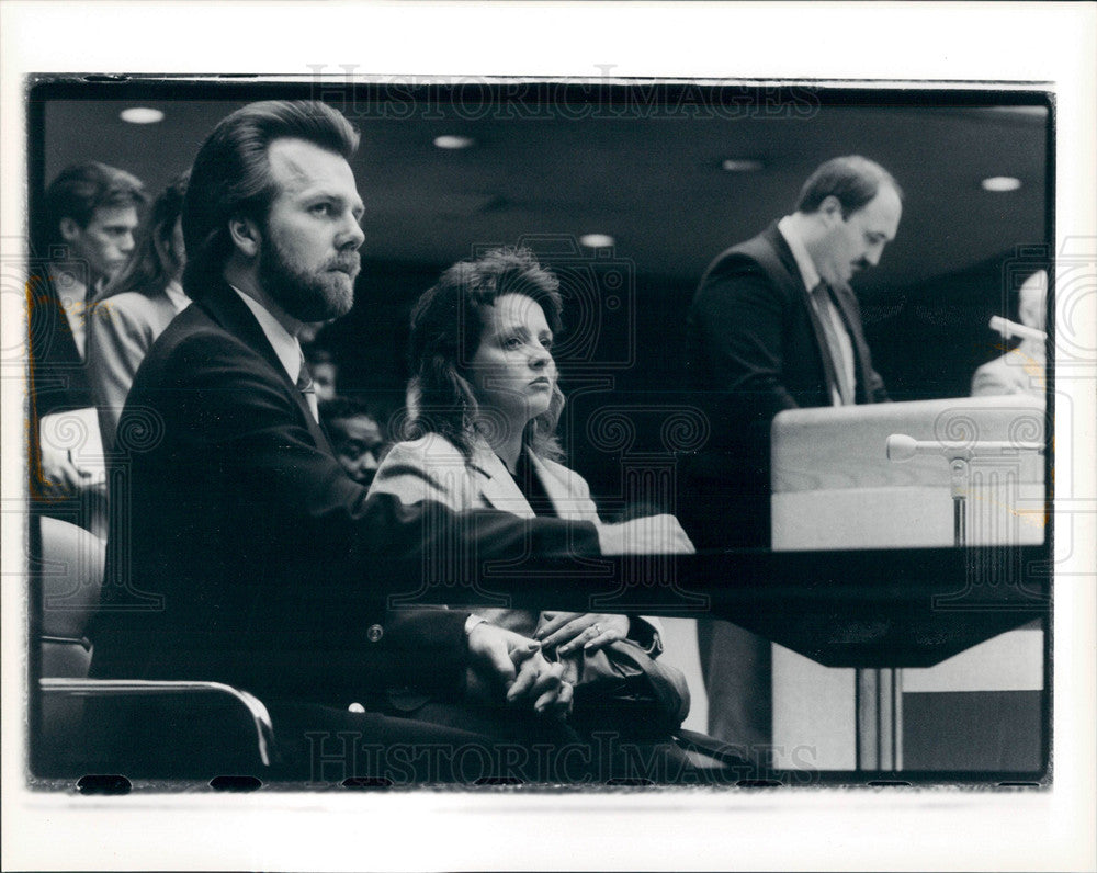 1989 Press Photo Bruce C Micheals, Diane Micheals - Historic Images