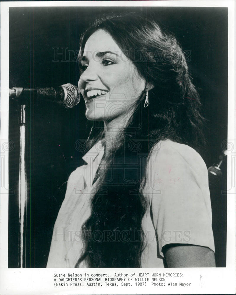 1987 Press Photo Susie Nelson - Historic Images