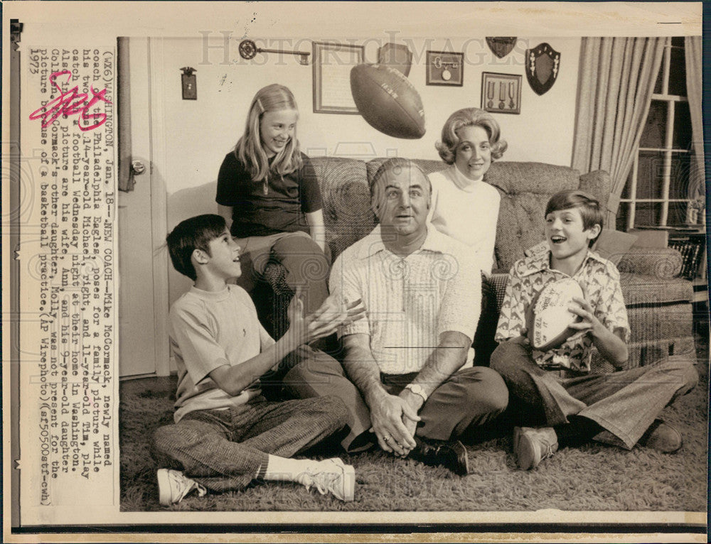 1973 Press Photo Mike Mccormak - Historic Images