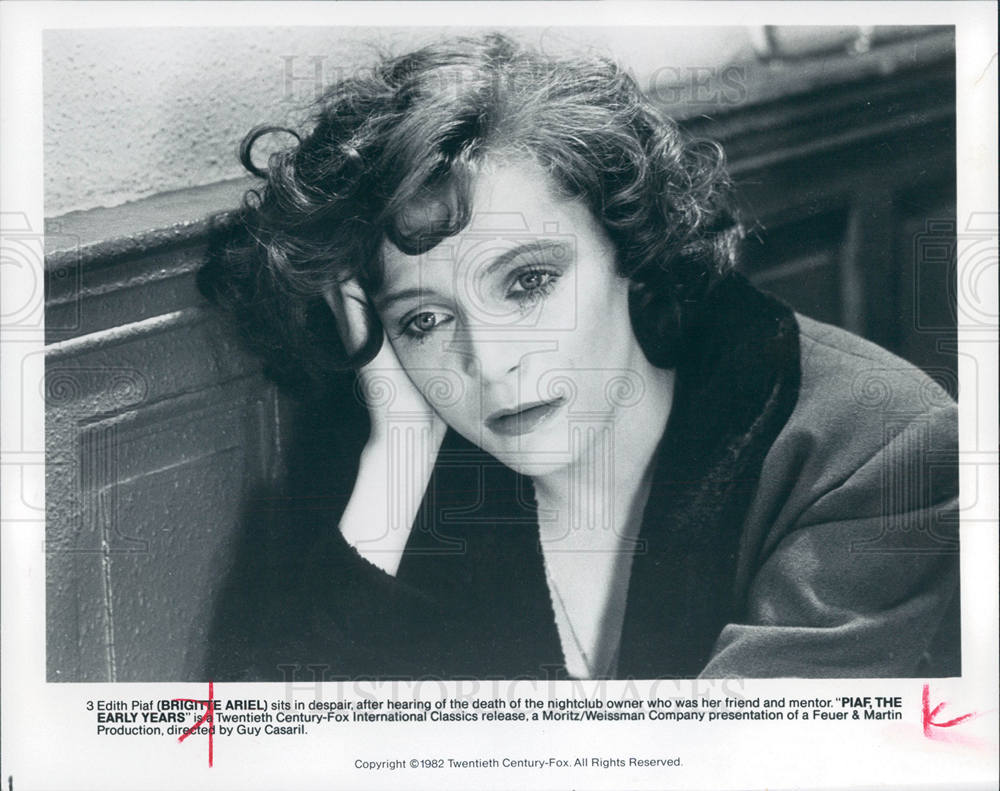 1983 Press Photo Brigitte Ariel - Historic Images