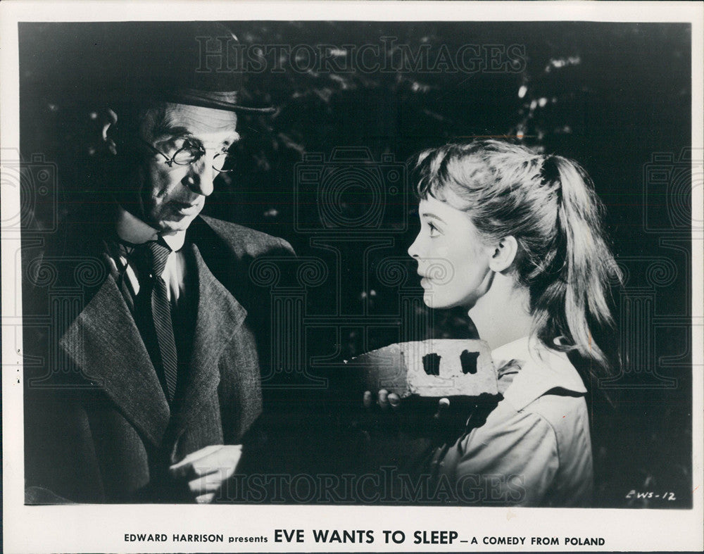 1961 Press Photo EDWARD HARRISON EVE WANTS TO SLEEP - Historic Images