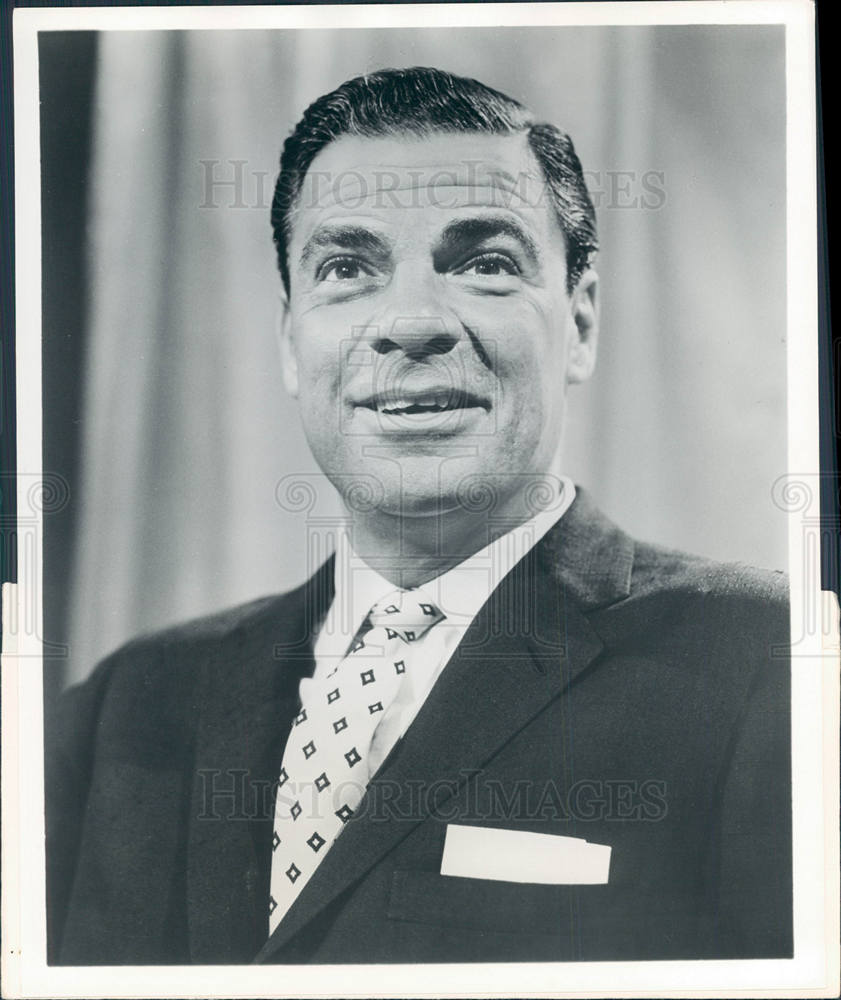 1962 Press Photo Bert Parks American Actor - Historic Images