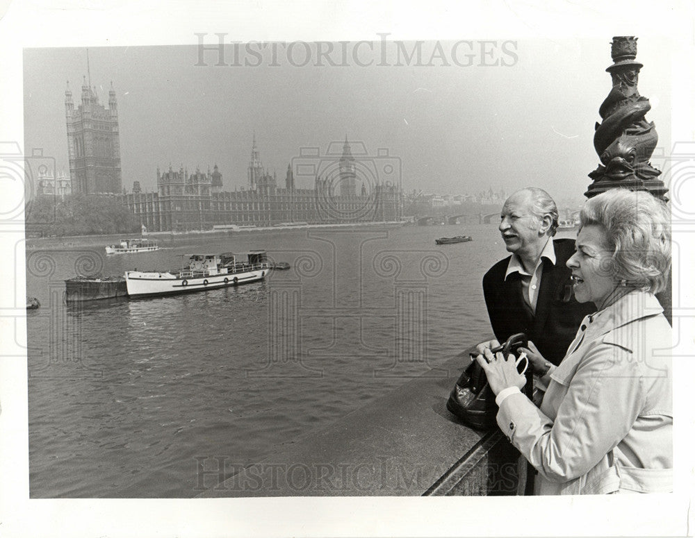 1978 Press Photo Tourism London Westminster Thames - Historic Images