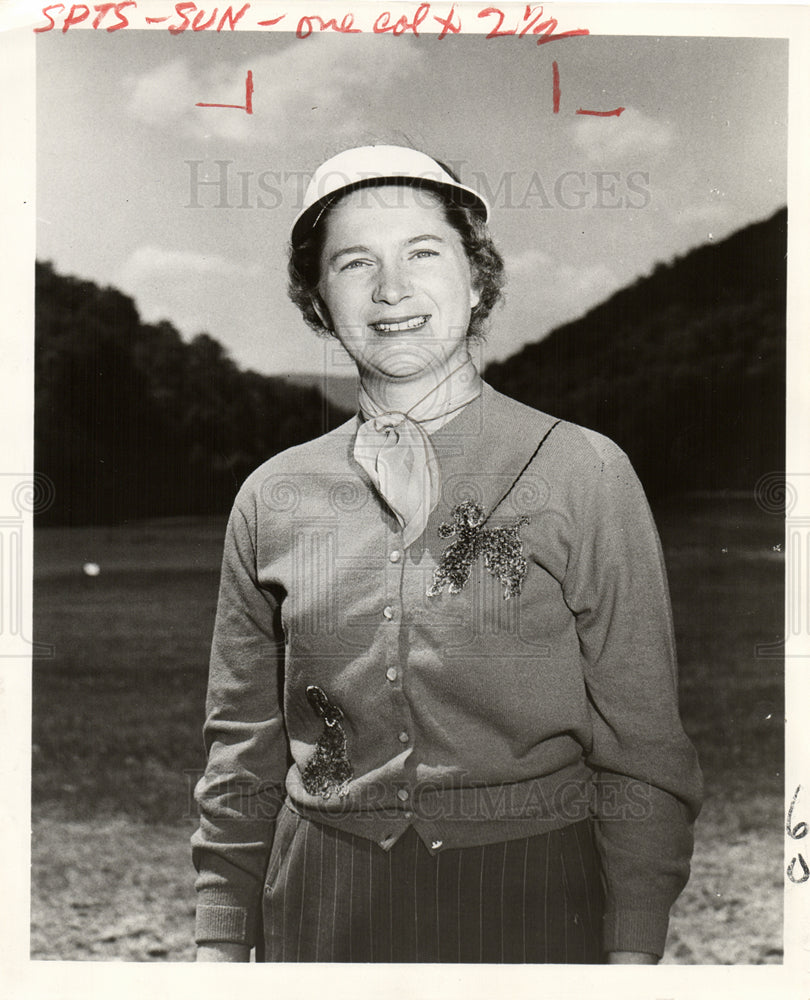 1955 Press Photo golfer - Historic Images