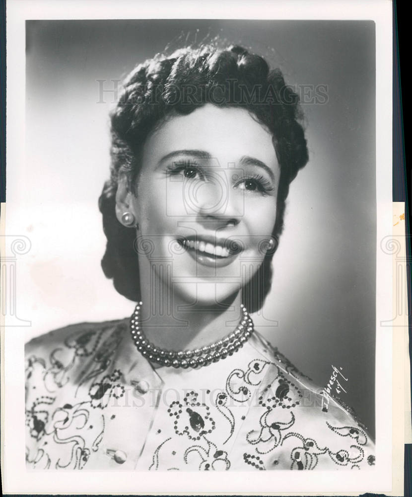 1950 Irra Petina American Singer Actress-Historic Images