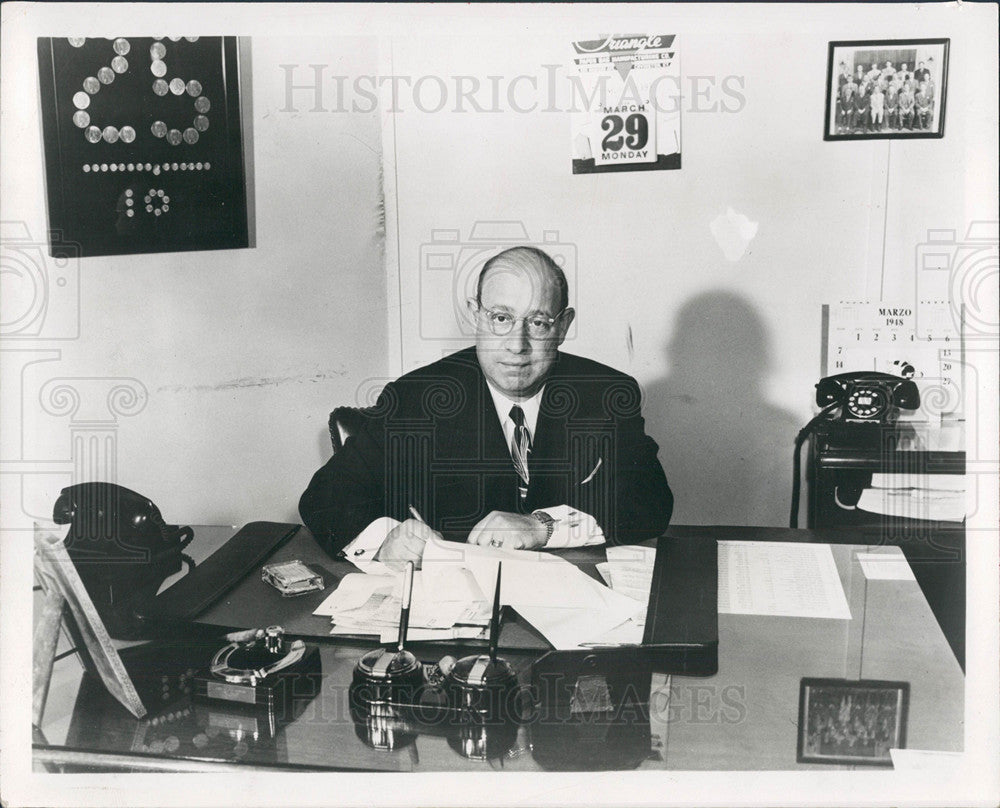 1956 Press Photo NATHAN LURCE - Historic Images