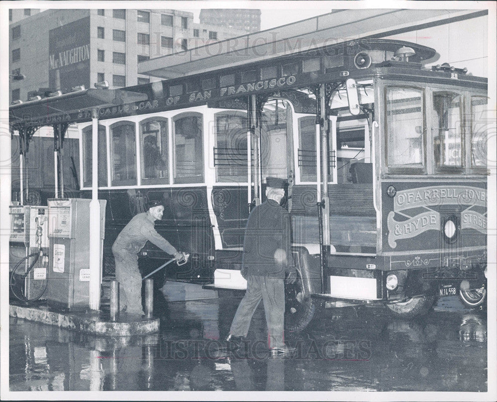 1966 San Francisco cable cars NICK TAMBASCO - Historic Images