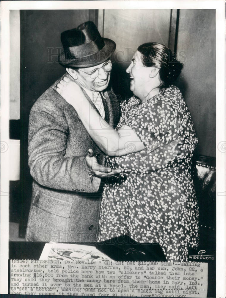 1937 Mrs. Harry Steffon and son John - Historic Images