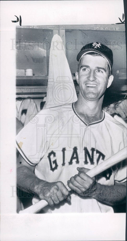 1952 Press Photo Giants baseball Don Mueller - Historic Images