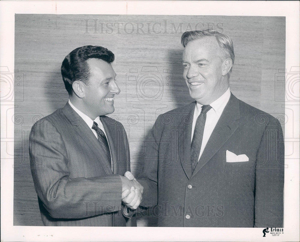 1961 Press Photo Bernard Shulman, President - Historic Images