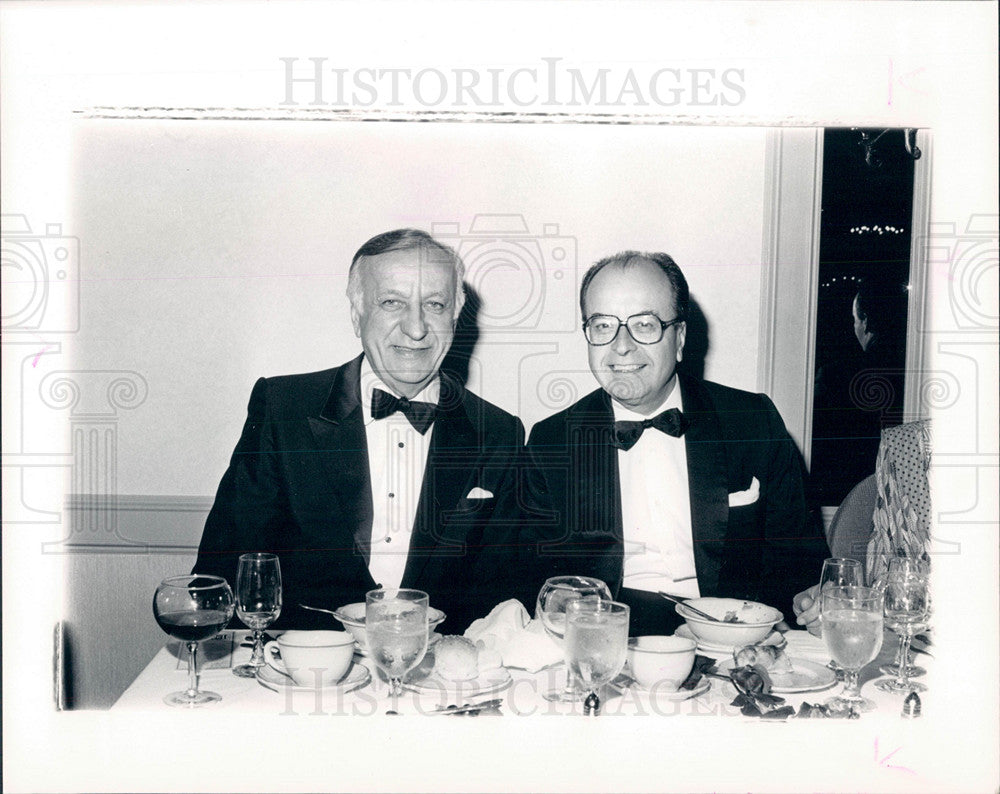 1987 Press Photo Rinaldo Petrignani, Ambassador of U.S - Historic Images